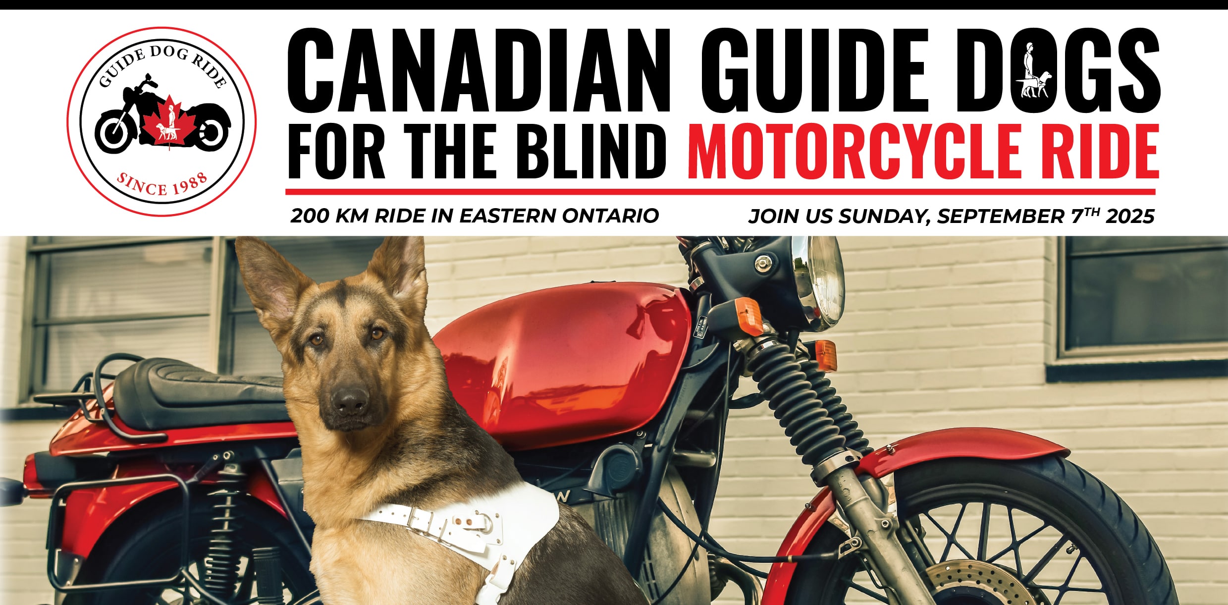 ANNUAL GUIDE DOG MOTORCYCLE RIDE