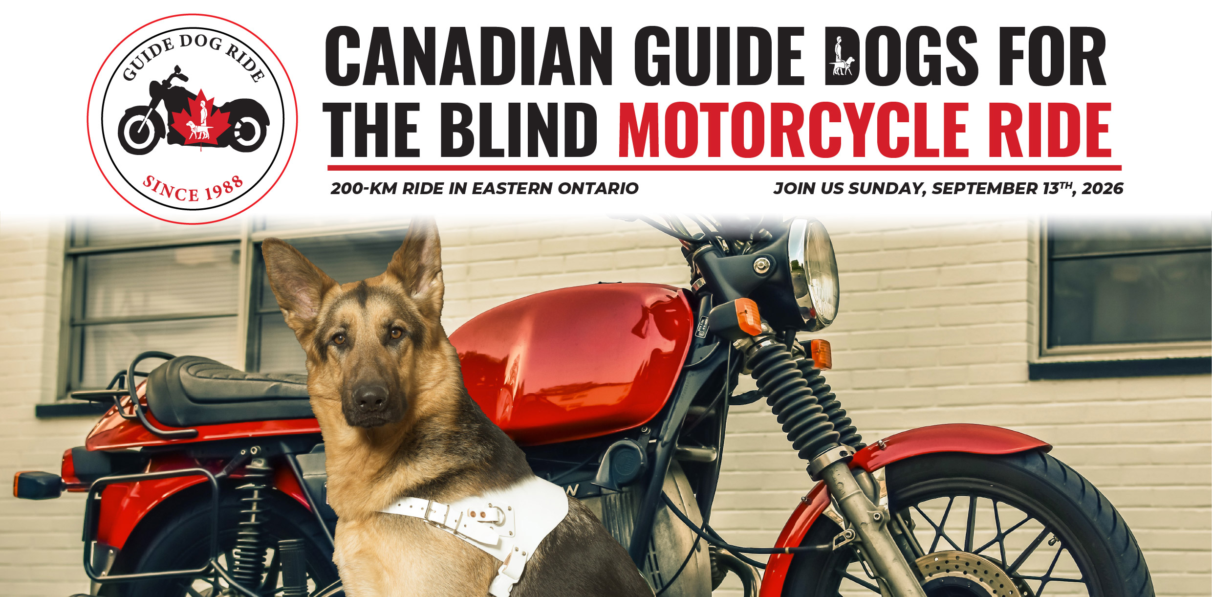 ANNUAL GUIDE DOG MOTORCYCLE RIDE